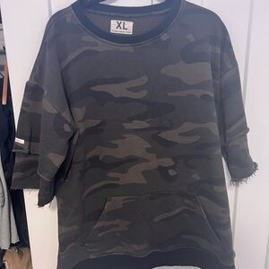 Camouflage Oversized Sweatshirt